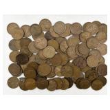 100 Early Wheat Pennies