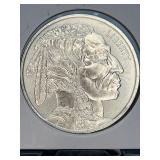 One Troy Ounce .999 Fine Silver Buffalo Round