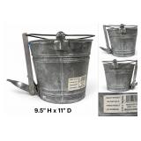Vintage Galvanized Mop Bucket w/ Foot Wringer
