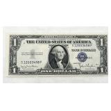Uncirculated Series 1935D Blue Seal $1 Silver Cert