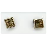 925 Screw-on 0.05CT Diamond Earrings