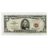 Series 1963 Red Seal $5 Bill
