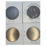 4 Georgivs V British One Penny Coins