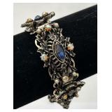 Vintage Fancy Triple Link Bracelet