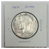 1964 Kennedy Silver Half Dollar