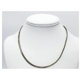 Sterling Silver Heart Pattern Chain