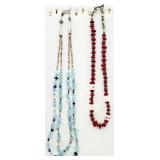2 Fashion Natural Stone Necklaces