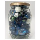 Jar of Glass Marbles