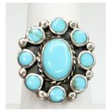 Sterling Silver Turquoise Ring