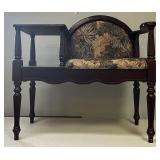 Vintage Telephone Gossip Bench Chair Table