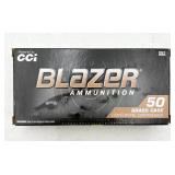 Box of 39 CCI Blazer Brass Case 380 Auto Ammo.