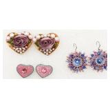 3 Pairs Fashion Earrings