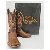 Botas Cruzalta Women's Floral Leather Boots Sz 6