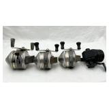 3 Zebco & 1 Mitchell Fishing Reels
