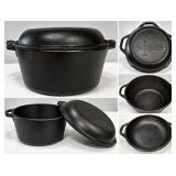 *Lodge Cast Iron Dutch Oven w/ Lid