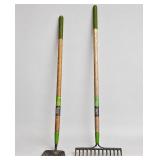 *Ames Garden Hoe & Dirt Rake Set