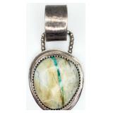 925 Agate/Boulder Matrix Pendant