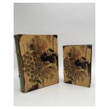 Faux Leather Book Box w/ Hidden Interior