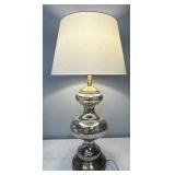 *Mercury Glass Table Lamp with Shade