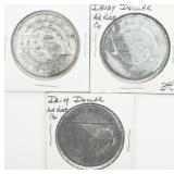 3 VTG Daisy Dollar 1886 Air Riffles Tokens