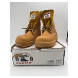 Piletas Model 0100 Honey Leather Boots - Size 10