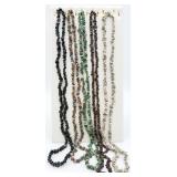 5 Natural Stringed Gemstones