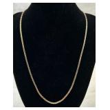 14K Gold Over Dental Gold Chain Necklace