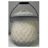 *Vintage Porcelain-Style Lidded Pot