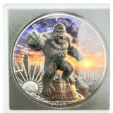 Very Rare 2026-W Colorized King Kong $1 Eagle