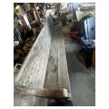 *Vintage Primitive Wooden Church Pew Bench