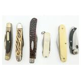6 VTG Pocket Knives