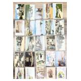 25 VTG Post Cards