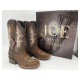 Size 6 JOE BOOTS Brand Leather Cowboy Boots