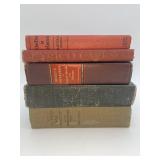 5 Vintage Hardcover Books