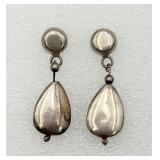Sterling Silver Dangle Pierced Earrings