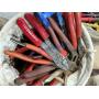 Assorted wire cutters crimpers vice grips