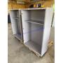 (2) Metal Book Cases