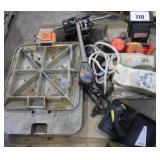 Outrigger pads, chain come a long, Raytee seal up