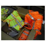 Safety vest and rain gear