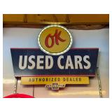 AUTHORIZED OK CHEVY DEALER SIGN
