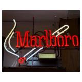 VINTAGE MARLBRORO CIGARETTE NEON SIGN