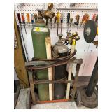 ACETYLENE TORCH SET ON WHEELS