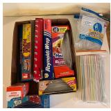 Misc. Storage Bags, Straws, Utencils, Etc.