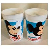 Misc Plastic Disney Drink Cups