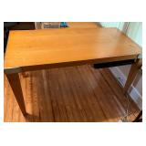 Wood Computer Desk w Keyboard Tray