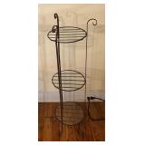 Glass & Metal Plant Stand B