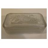 Vintage Glass Refrigerator Dish
