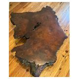 Rustic Cut Wood Coffee Table