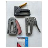 Misc Staple Guns Lot
