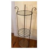 Glass & Metal Plant Stand A